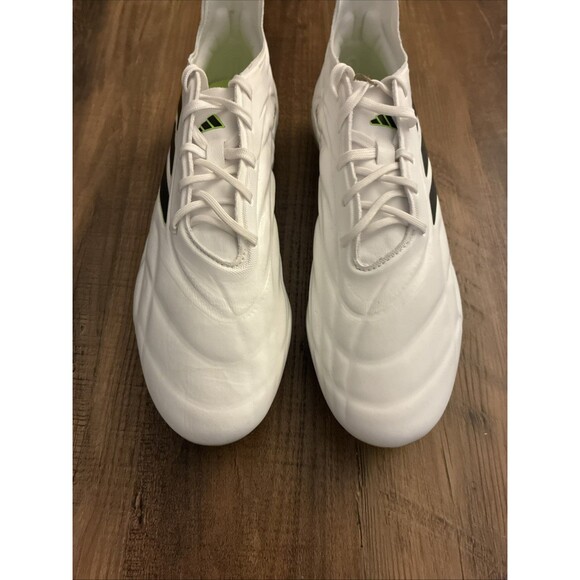 Adidas Copa Pure.1 FG Soccer Cleats Mens Size 8.5 White Lucid Lemon HQ8971 New - Picture 4 of 9